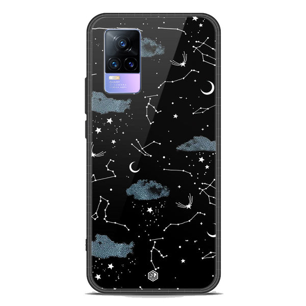Space Series Soft Phone Case - Premium Glass Case - Design 5 - Vivo V21e