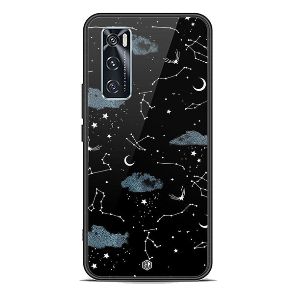 Space Series Soft Phone Case - Premium Glass Case - Design 5 - Vivo V20 SE
