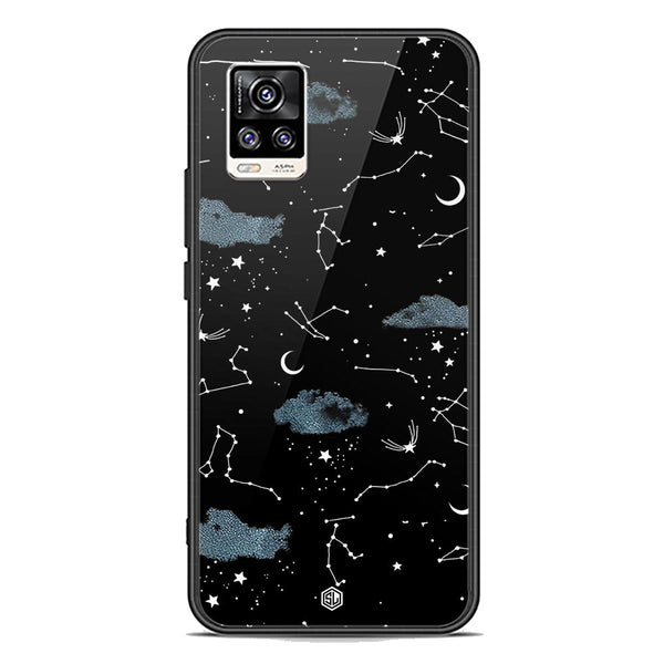 Space Series Soft Phone Case - Premium Glass Case - Design 5 - Vivo V20