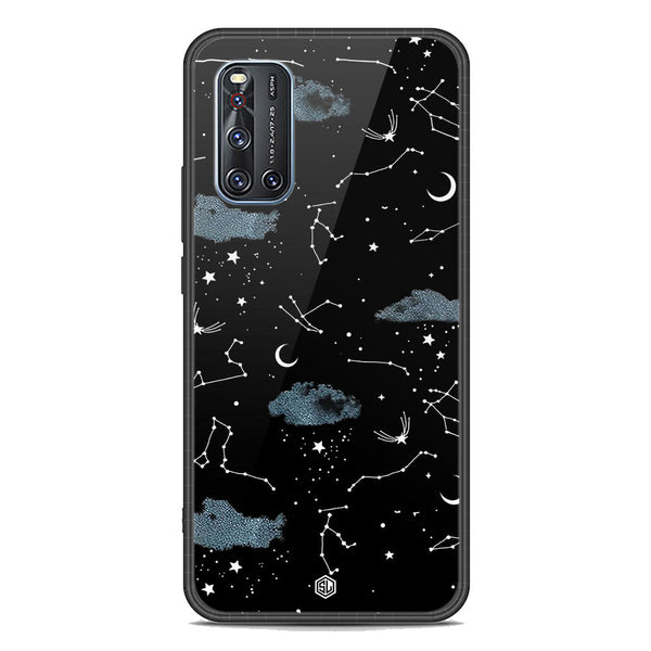 Space Series Soft Phone Case - Premium Glass Case - Design 5 - Vivo V19