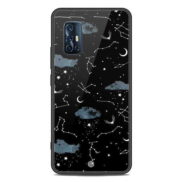 Space Series Soft Phone Case - Premium Glass Case - Design 5 - Vivo V17