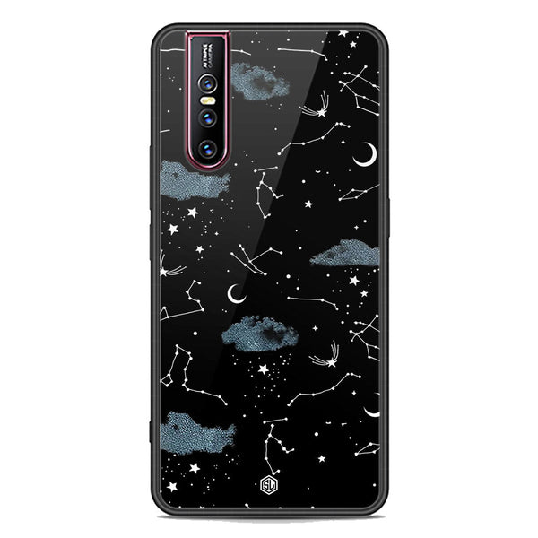 Space Series Soft Phone Case - Premium Glass Case - Design 5 - Vivo V15 Pro