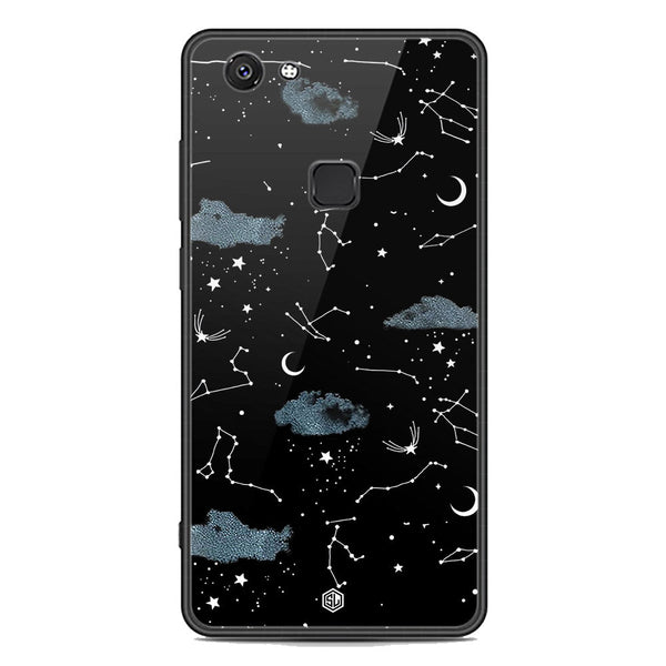 Space Series Soft Phone Case - Premium Glass Case - Design 5 - Vivo V7