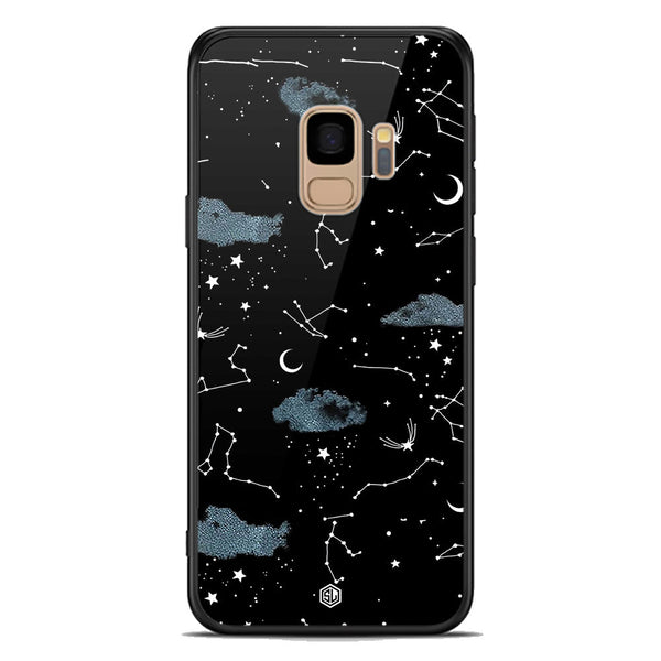 Space Series Soft Phone Case - Premium Glass Case - Design 5 - Samsung Galaxy S9