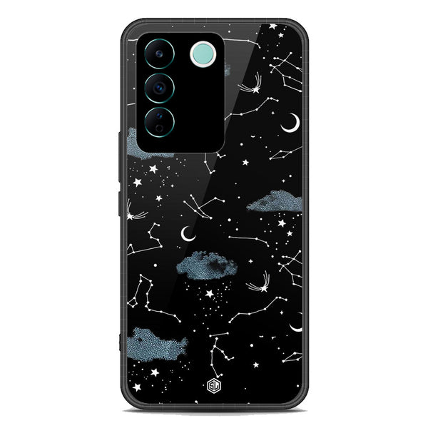 Space Series Soft Phone Case - Premium Glass Case - Design 5 - Vivo S16e