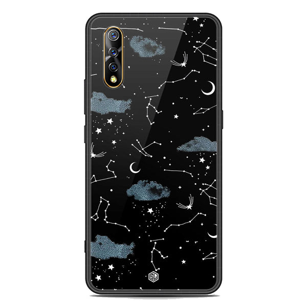 Space Series Soft Phone Case - Premium Glass Case - Design 5 - Vivo S1