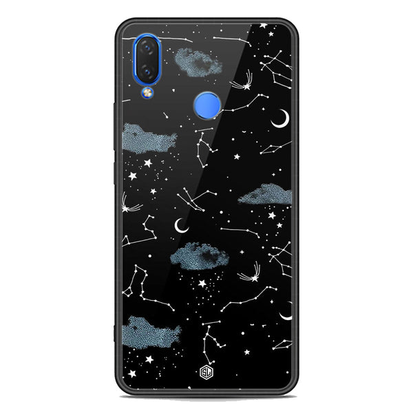 Space Series Soft Phone Case - Premium Glass Case - Design 5 - Huawei Y9 2019