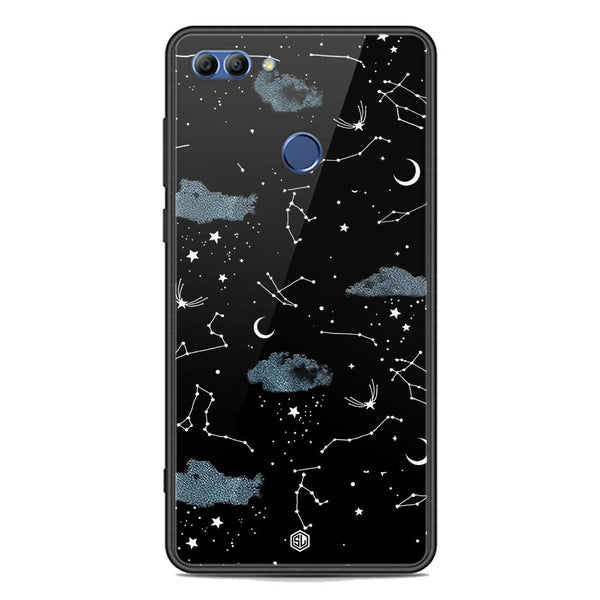 Space Series Soft Phone Case - Premium Glass Case - Design 5 - Huawei Y9 2018