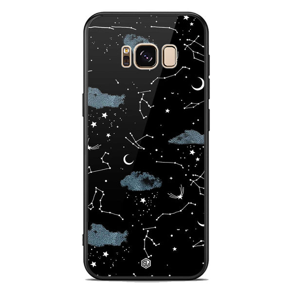 Space Series Soft Phone Case - Premium Glass Case - Design 5 - Samsung Galaxy S8 Plus