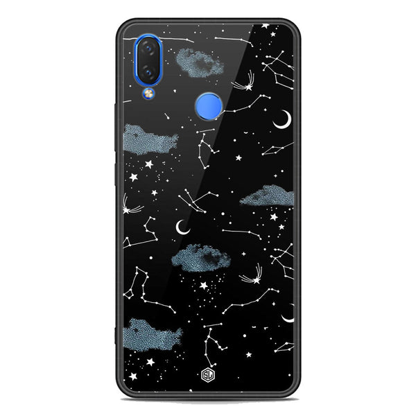 Space Series Soft Phone Case - Premium Glass Case - Design 5 - Huawei Y7 2019