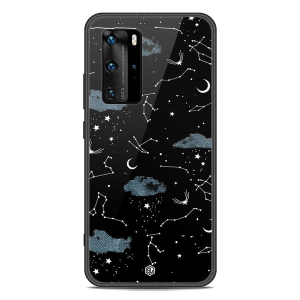 Space Series Soft Phone Case - Premium Glass Case - Design 5 - Huawei P40 Pro