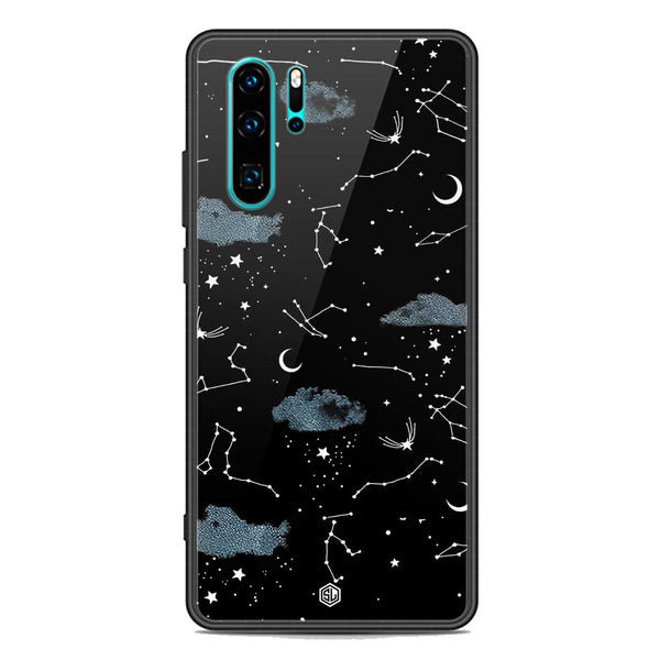 Space Series Soft Phone Case - Premium Glass Case - Design 5 - Huawei P30 Pro