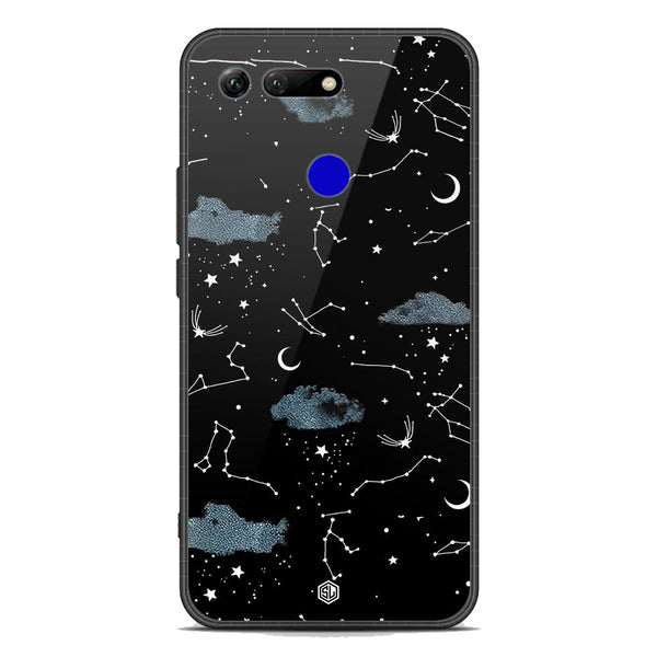 Space Series Soft Phone Case - Premium Glass Case - Design 5 - Huawei Honor View 20