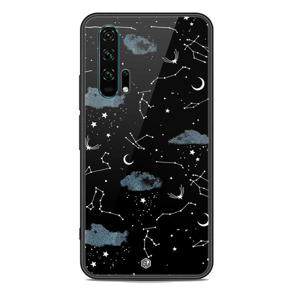 Space Series Soft Phone Case - Premium Glass Case - Design 5 - Honor 20 Pro