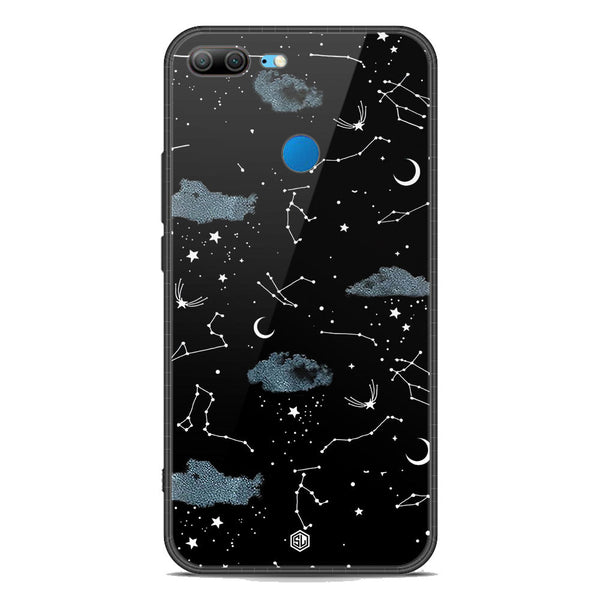 Space Series Soft Phone Case - Premium Glass Case - Design 5 - Huawei Honor 9 Lite