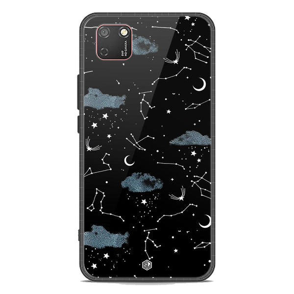 Space Series Soft Phone Case - Premium Glass Case - Design 5 - Honor 9S