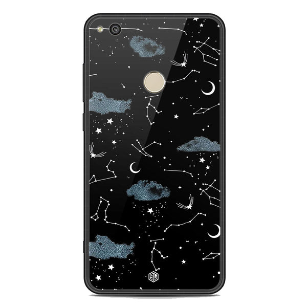 Space Series Soft Phone Case - Premium Glass Case - Design 5 - Honor 8 Lite