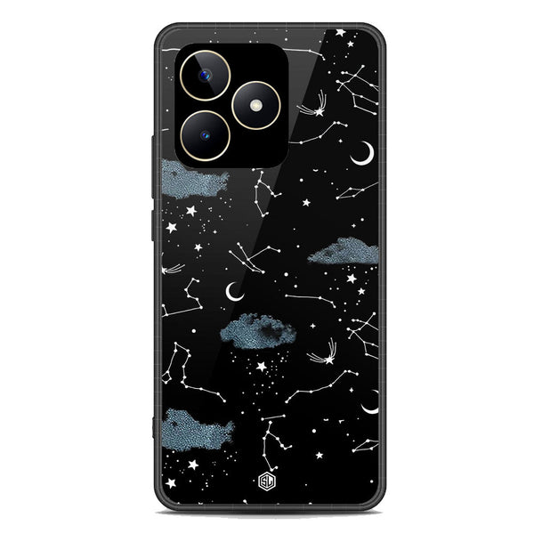 Space Series Soft Phone Case - Premium Glass Case - Design 5 - Realme C53