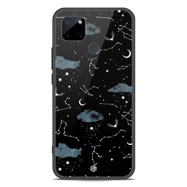 Space Series Soft Phone Case - Premium Glass Case - Design 5 - Realme C25Y