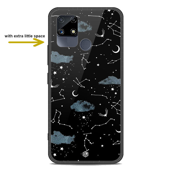 Space Series Soft Phone Case - Premium Glass Case - Design 5 - Realme C25s