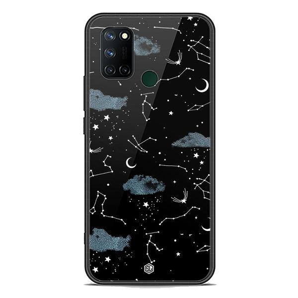 Space Series Soft Phone Case - Premium Glass Case - Design 5 - Realme C17