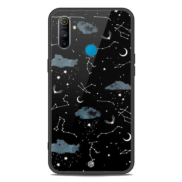 Space Series Soft Phone Case - Premium Glass Case - Design 5 - Realme C3