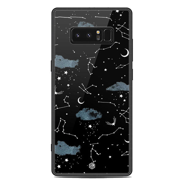 Space Series Soft Phone Case - Premium Glass Case - Design 5 - Samsung Galaxy Note 8
