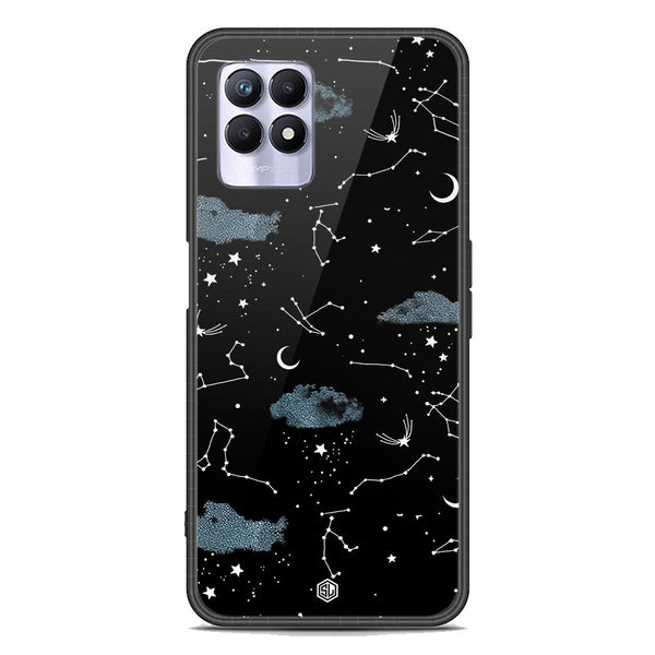 Space Series Soft Phone Case - Premium Glass Case - Design 5 - Realme 8i