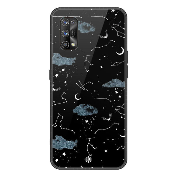Space Series Soft Phone Case - Premium Glass Case - Design 5 - Realme 7 Pro