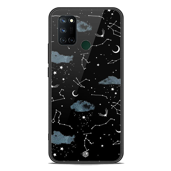 Space Series Soft Phone Case - Premium Glass Case - Design 5 - Realme 7i