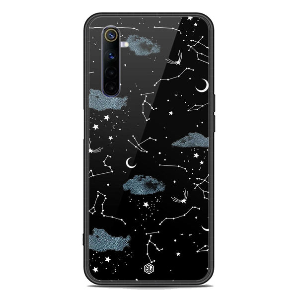 Space Series Soft Phone Case - Premium Glass Case - Design 5 - Realme 6