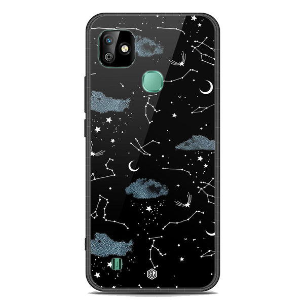Space Series Soft Phone Case - Premium Glass Case - Design 5 - Infinix Smart HD 2021