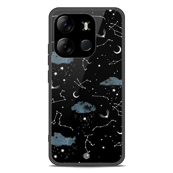 Space Series Soft Phone Case - Premium Glass Case - Design 5 - Infinix Smart 7