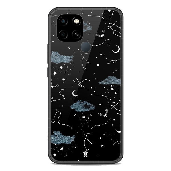 Space Series Soft Phone Case - Premium Glass Case - Design 5 - Infinix Smart 6
