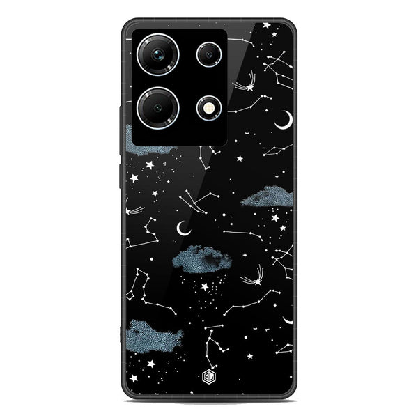 Space Series Soft Phone Case - Premium Glass Case - Design 5 - Infinix Note 30