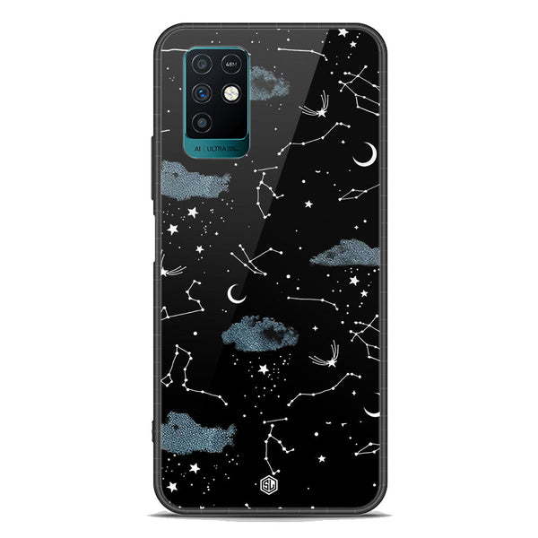 Space Series Soft Phone Case - Premium Glass Case - Design 5 - Infinix Note 10