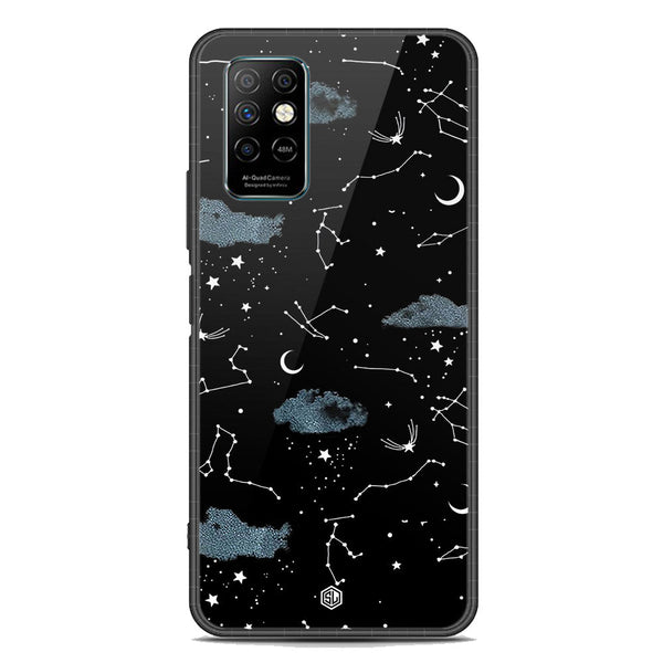 Space Series Soft Phone Case - Premium Glass Case - Design 5 - Infinix Note 8i
