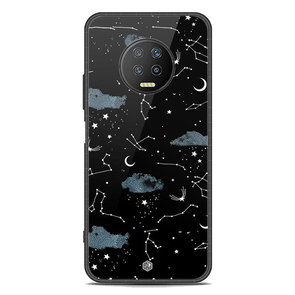 Space Series Soft Phone Case - Premium Glass Case - Design 5 - Infinix Note 7