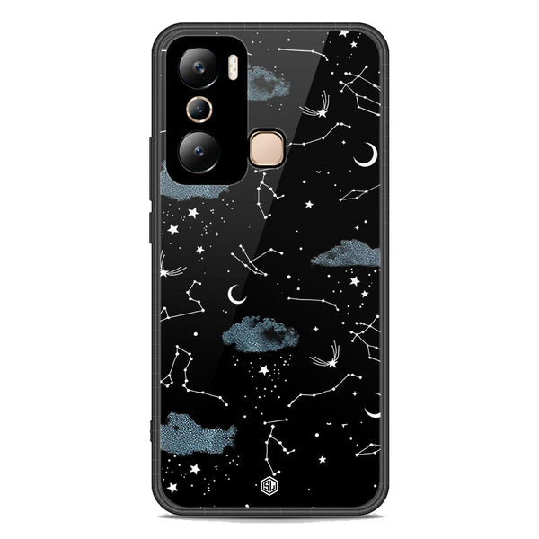 Space Series Soft Phone Case - Premium Glass Case - Design 5 - Infinix Hot 20i