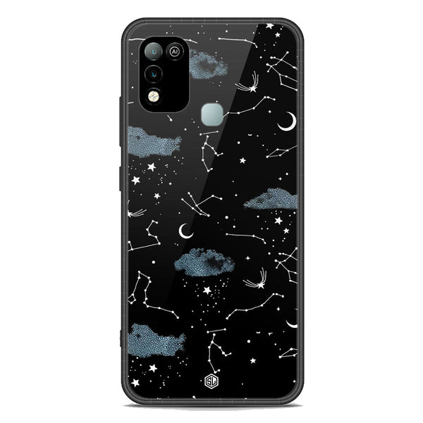 Space Series Soft Phone Case - Premium Glass Case - Design 5 - Infinix Hot 10 Play