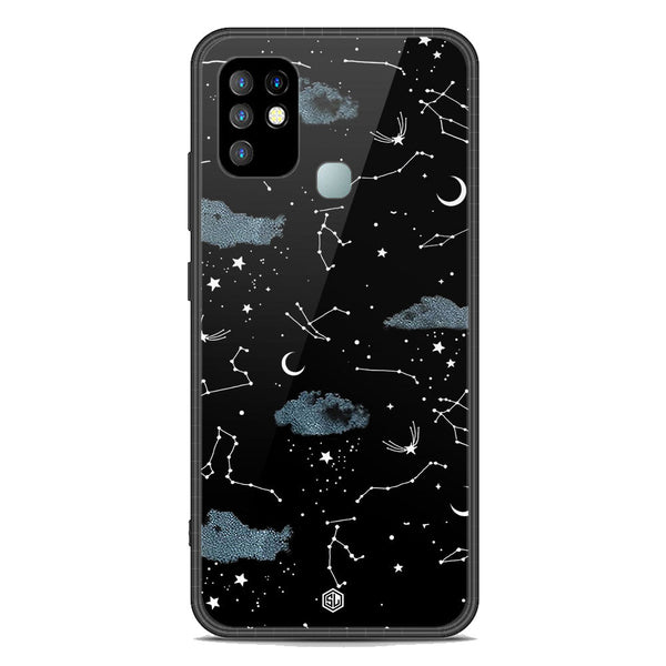 Space Series Soft Phone Case - Premium Glass Case - Design 5 - Infinix Hot 10