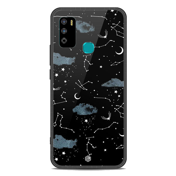 Space Series Soft Phone Case - Premium Glass Case - Design 5 - Infinix Hot 9 Play