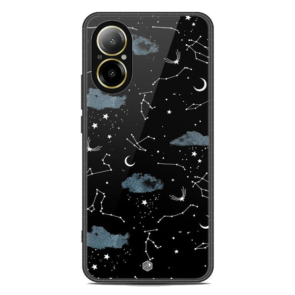 Space Series Soft Phone Case - Premium Glass Case - Design 5 - Realme C67 4G