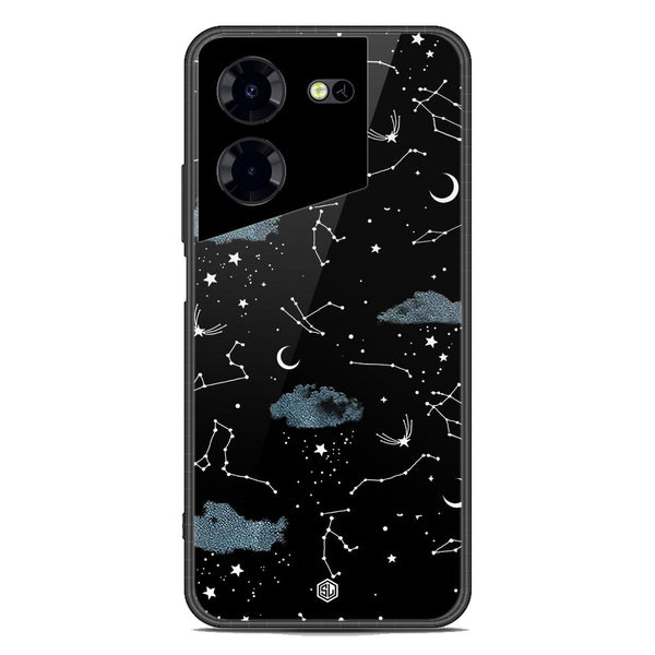 Space Series Soft Phone Case - Premium Glass Case - Design 5 - Tecno Pova 5 Pro