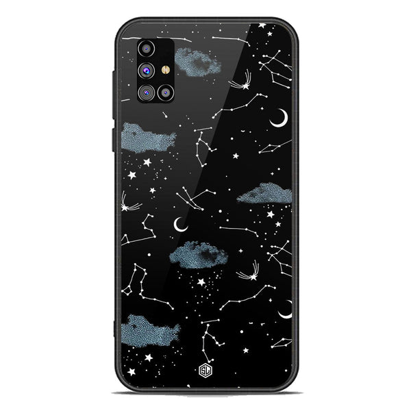 Space Series Soft Phone Case - Premium Glass Case - Design 5 - Samsung Galaxy M31s