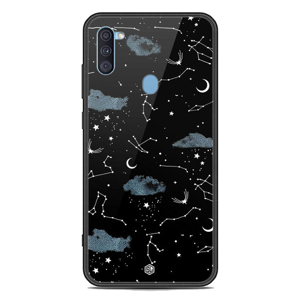 Space Series Soft Phone Case - Premium Glass Case - Design 5 - Samsung Galaxy M11