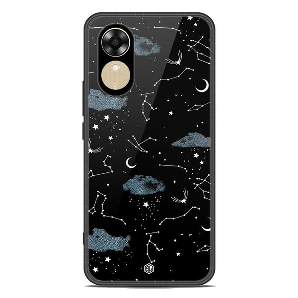 Space Series Soft Phone Case - Premium Glass Case - Design 5 - Oppo A17k