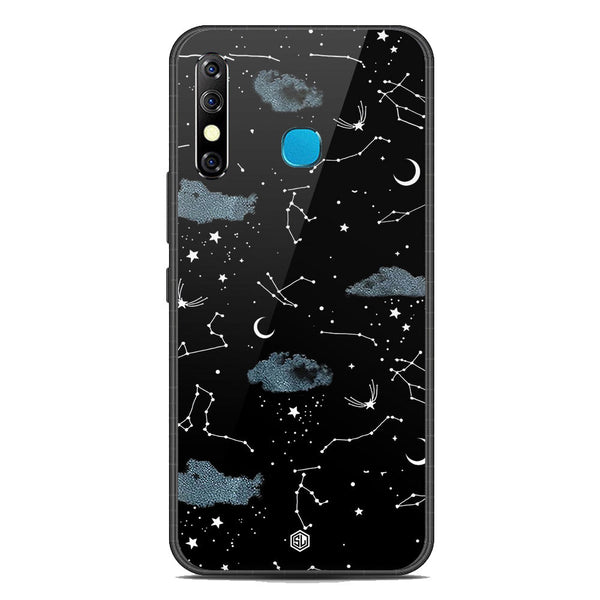 Space Series Soft Phone Case - Premium Glass Case - Design 5 - Infinix Hot 8