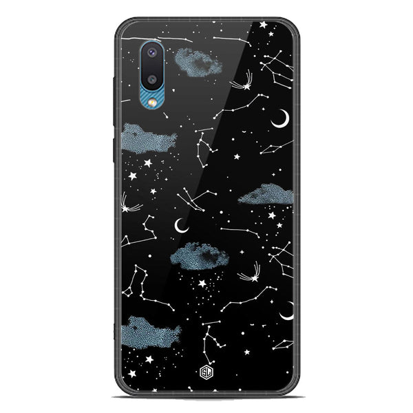 Space Series Soft Phone Case - Premium Glass Case - Design 5 - Samsung Galaxy M02