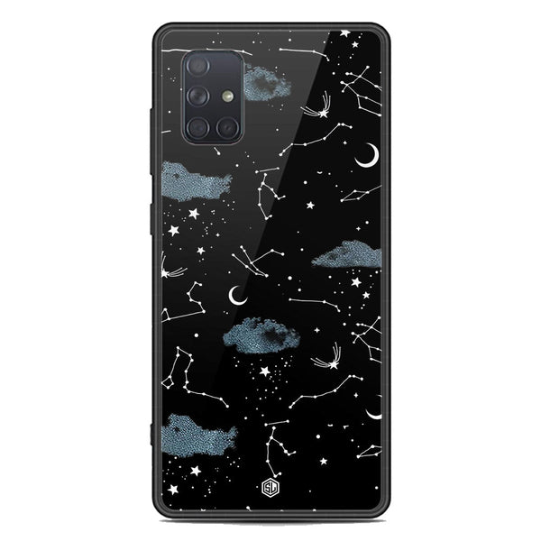 Space Series Soft Phone Case - Premium Glass Case - Design 5 - Samsung Galaxy A71